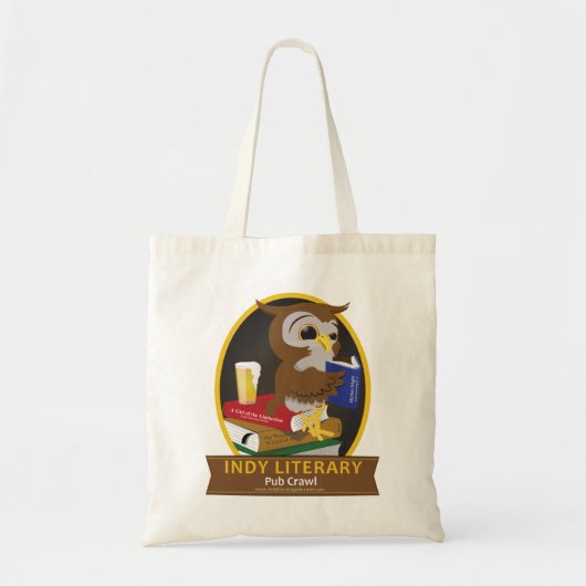 Indianapolis Literaire Pub kruipt - tassen! Tote Bag (Voorkant)