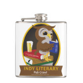 Indianapolis Literary Pub Crawl - Flask Heupfles (Voorkant)