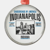 Indianapolis Metalen Ornament (Voorkant)