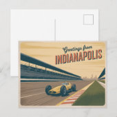 Indianapolis motor speedway briefkaart (Voorkant / Achterkant)