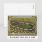  Indianapolis Motor Speedway, Indy 500 Briefkaart (Voorkant / Achterkant)