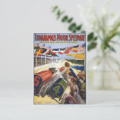Indianapolis Motor Speedway Vintage Briefkaart (Staand voorkant)