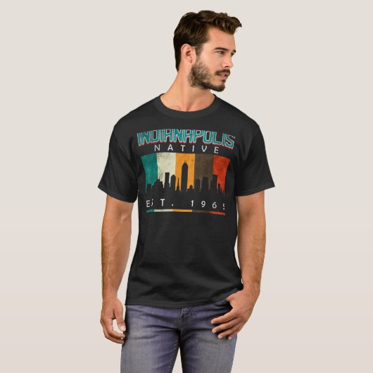 Indianapolis Native Est. 1965 T-shirt (Voorkant volledig)
