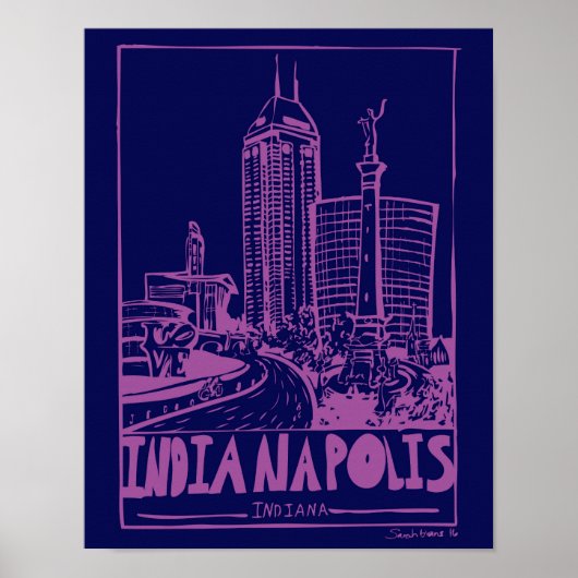 Indianapolis Poster (Voorkant)
