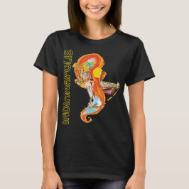 Indianapolis Race Girl Retro Gele Reis T-shirt