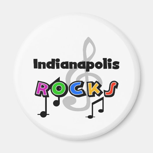 Indianapolis Rocks Magneet (Voorkant)