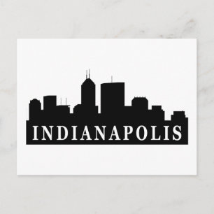 Indianapolis Skyline Briefkaart