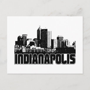 Indianapolis Skyline Briefkaart