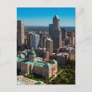 Indianapolis Skyline Briefkaart