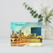 Indianapolis Skyline Briefkaart (Staand voorkant)