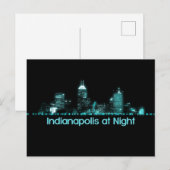 Indianapolis Skyline Briefkaart (Voorkant / Achterkant)