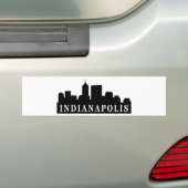 Indianapolis Skyline Bumpersticker (Op auto)