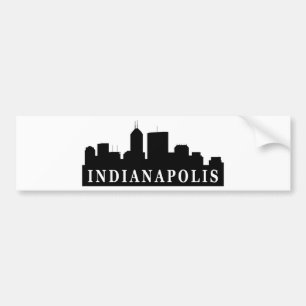 Indianapolis Skyline Bumpersticker