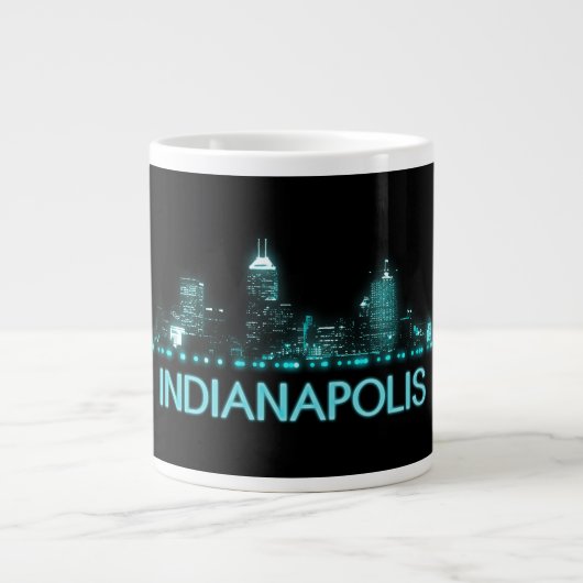 Indianapolis Skyline Grote Koffiekop (Voorkant)