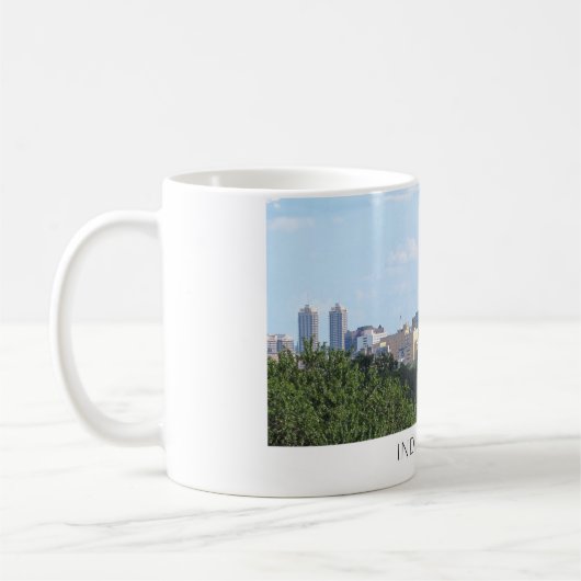 Indianapolis Skyline Koffiemok (Links)