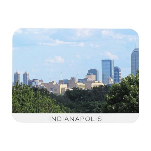 Indianapolis Skyline Magneet (Horizontaal)