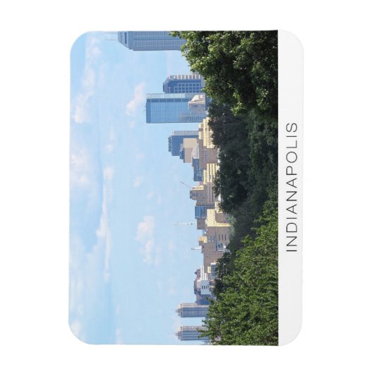 Indianapolis Skyline Magneet (Verticaal)