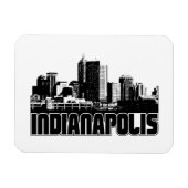 Indianapolis Skyline Magneet (Horizontaal)