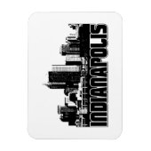 Indianapolis Skyline Magneet (Verticaal)