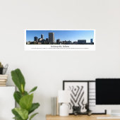Indianapolis Skyline Poster (Thuiskantoor)
