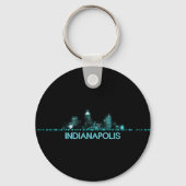 Indianapolis Skyline Sleutelhanger (Voorkant)
