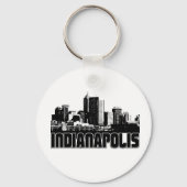 Indianapolis Skyline Sleutelhanger (Voorkant)