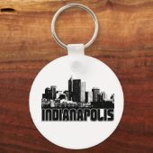 Indianapolis Skyline Sleutelhanger (Voorkant)
