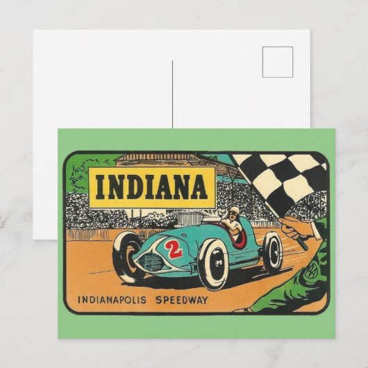 Indianapolis Speedway, Indiana - Briefkaart (Voorkant / Achterkant)