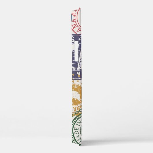 Indianapolis stempels: Reiszegelset. Case-Mate iPhone Case (Achterkant / Rechts)