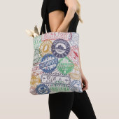 Indianapolis stempels: Reiszegelset. Tote Bag (Dichtbij)