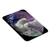 Indianapolis Zoo Polar Beer Snowflakes Magneet (Rechterzijde)