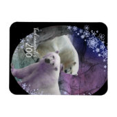 Indianapolis Zoo Polar Beer Snowflakes Magneet (Horizontaal)