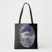 Indianapolis Zoo Polar Beer Snowflakes Tote Bag (Voorkant)