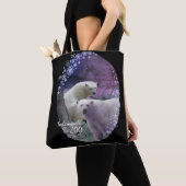 Indianapolis Zoo Polar Beer Snowflakes Tote Bag (Dichtbij)