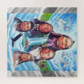 Indianen Beroemde Indiase chefs schilderen Legpuzzel (Horizontaal)