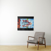 Indianen Beroemde Indiase chefs schilderen Wandkleed (In Situ (horizontaal))