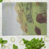  Indianen, Buffalo Chase door Catlin Theedoek (Gevouwen)