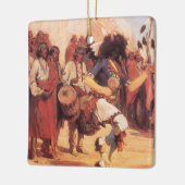  Indianen, Buffalo Dance van Cassidy Keramisch Ornament (Links)