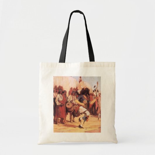  Indianen, Buffalo Dance van Cassidy Tote Bag (Voorkant)