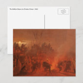  Indianen, Buffalo Dance van Wimar Briefkaart (Voorkant / Achterkant)