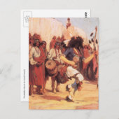  Indianen Buffalo Dancer door Cassidy Briefkaart (Voorkant / Achterkant)