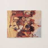  Indianen Buffalo Dancer door Cassidy Legpuzzel (Horizontaal)