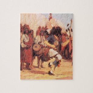 Indianen Buffalo Dancer door Cassidy Legpuzzel