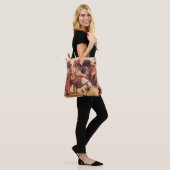  Indianen Buffalo Dancer door Cassidy Tote Bag (Op model)