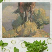  Indianen, Crow Outlier van Dunton Theedoek (Gevouwen)