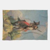  Indianen, Crow Outlier van Dunton Theedoek (Horizontaal)