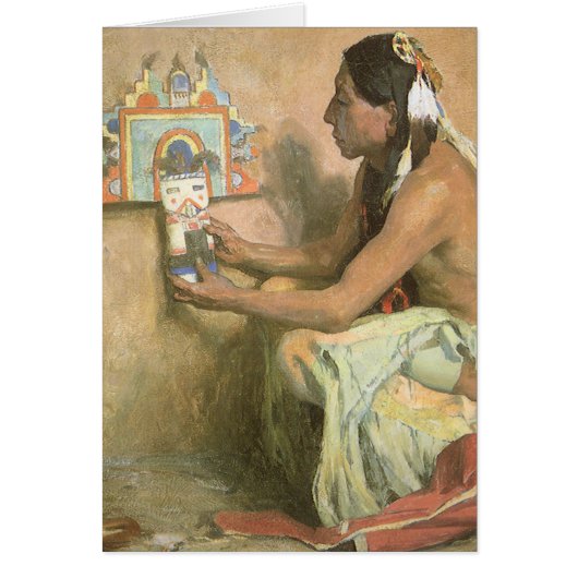  Indianen, Hopi Katchina van Couse (Voorkant)