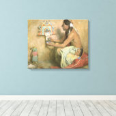  Indianen, Hopi Katchina van Couse Canvas Afdruk (Insitu (Houten vloer))