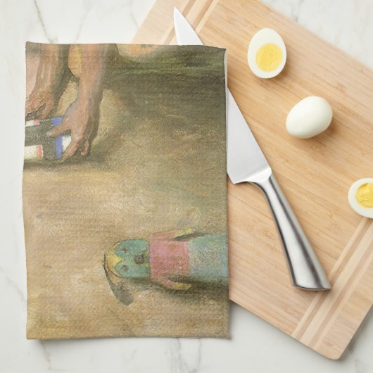 Indianen, Hopi Katchina van Couse Theedoek (Quarter Fold)