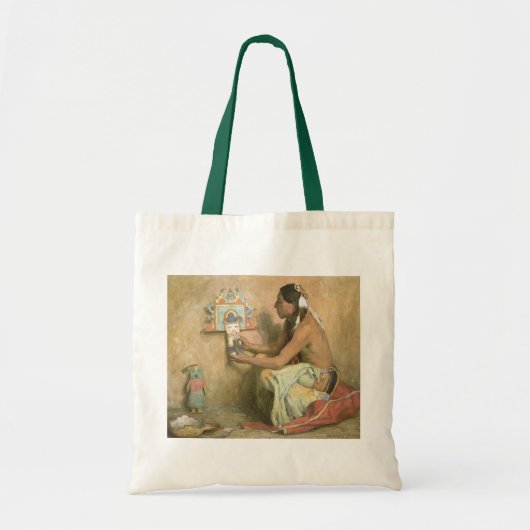  Indianen, Hopi Katchina van Couse Tote Bag (Voorkant)
